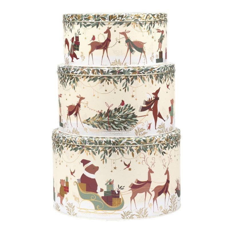 Sara Miller Christmas – Woodland Tales Bear Set 3 Kuchenformen