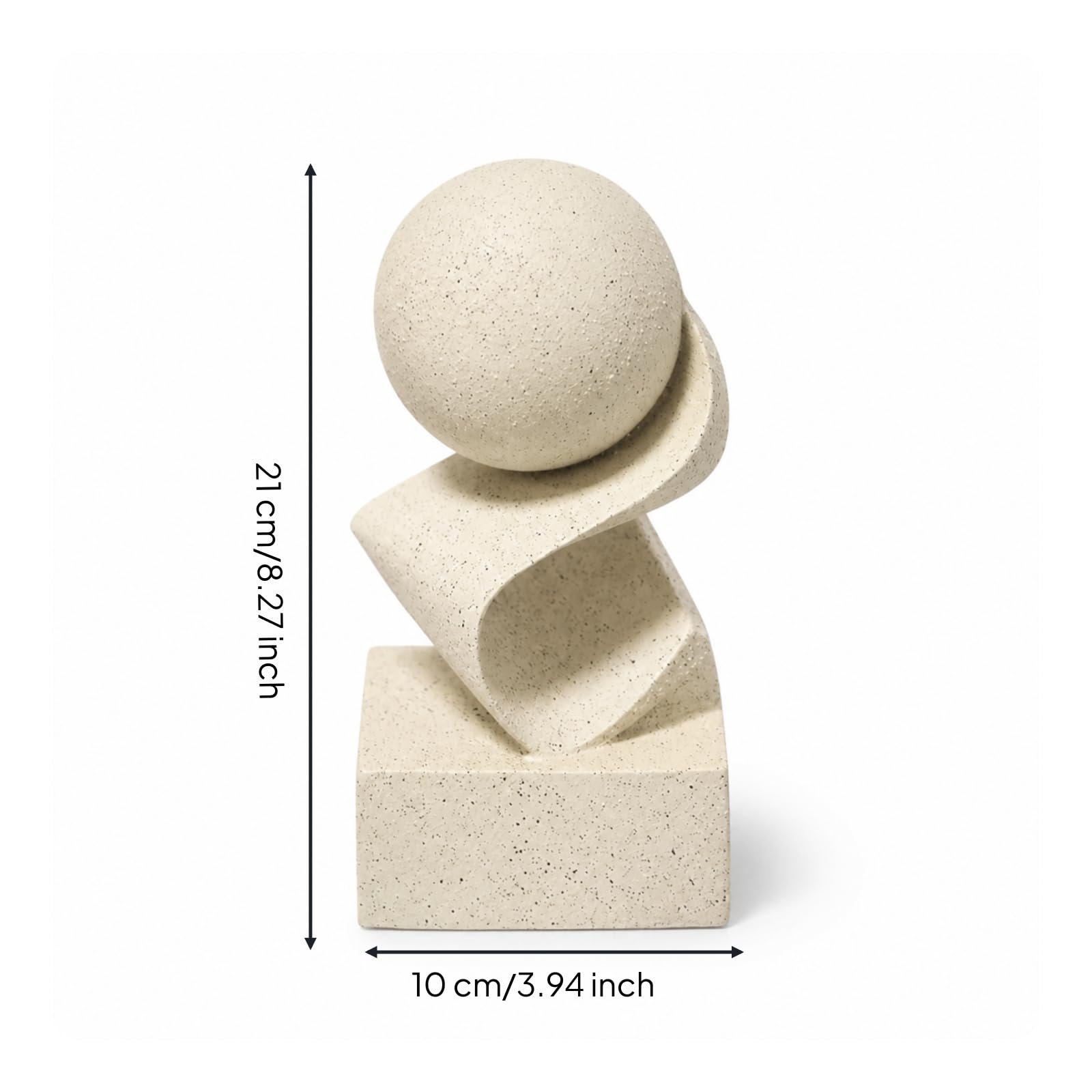 predolo Escultura Geométrica Abstracto Figura No Representativa Moderno Estatua para Salón, Oficina