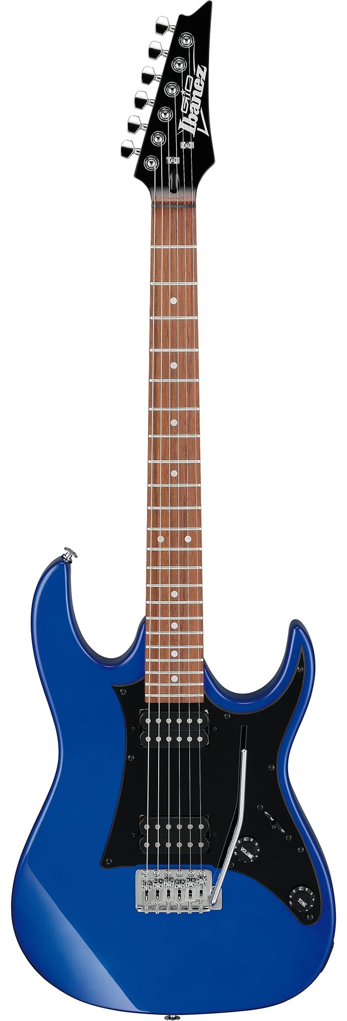 Ibanez GRX20Z RG GIO Electric Guitar - Jewel Blue Bundle with Amplifier, Gig Bag, Tuner, Instrument Cable, Picks, Austin Bazaar Instructional DVD, and Polishing Cloth