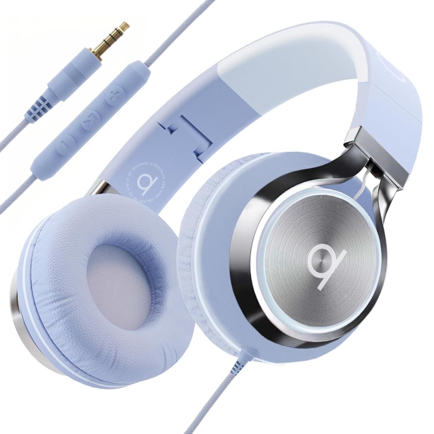 ARTIX CL750 On-Ear Headphones Wired with Mic and Volume Control — Noise Isolating Corded Over Ear Headphones with Microphone for Laptop and Computer, Plug in Headset with Cord (Aux Jack 3.5mm)-picture-32