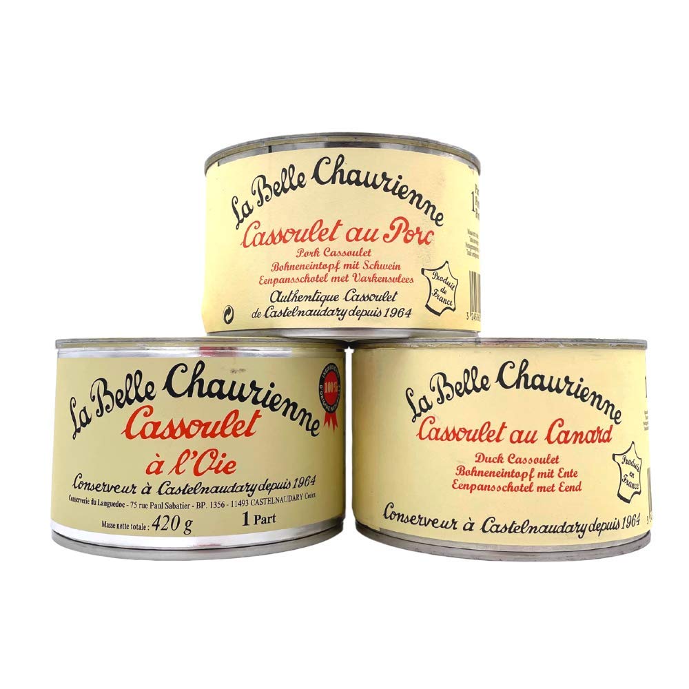 La Belle Chaurienne Cassoulet Trio 420g x 3 (Duck, Goose and Pork)