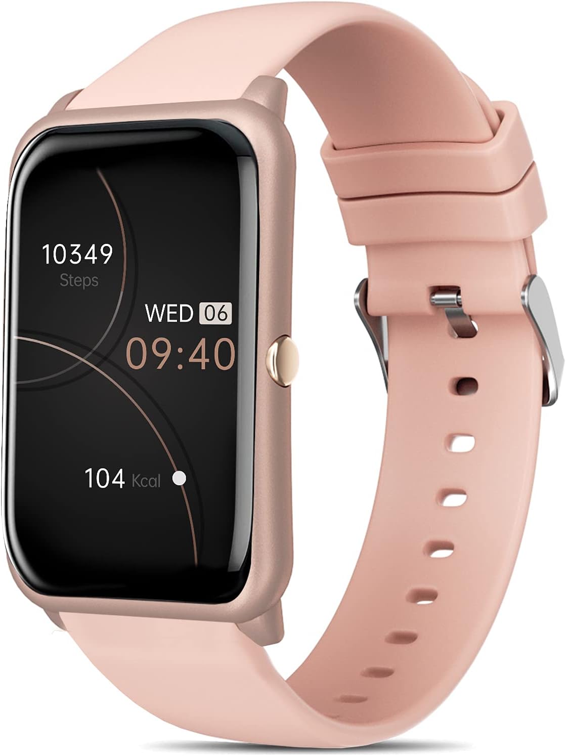 Fitness Tracker, Heart Rate Blood Pressure Monitor Activity Tracker, 1.57'' Touch Screen Calorie Step Counter IP68 Waterproof Watch with Weather Sleep Monitor Music Control for Women Men Kids