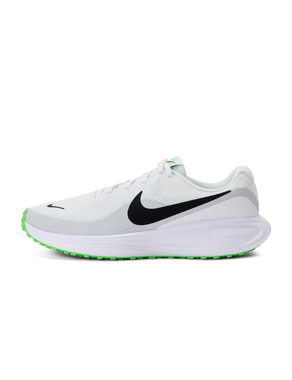 Nike Men's Revolution 8 Road Running Shoes, White/Black-Pure Platinum-Glacier Blue, 9 by Nike - Used condition - US$44.16