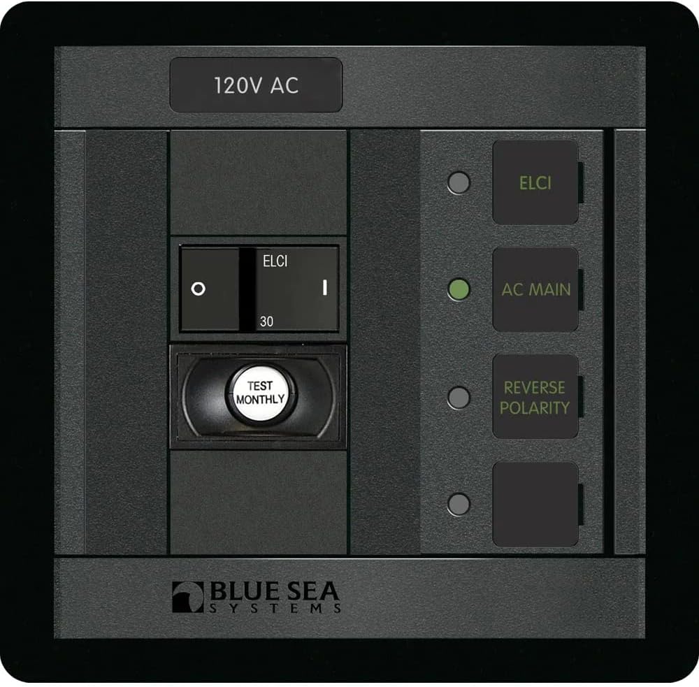 Blue Sea Systems 1502 ELCI Main 30A Double Pole Panel