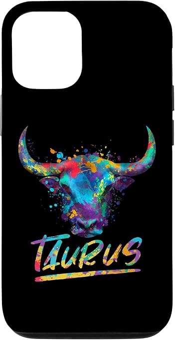 iPhone 15 Watercolor Taurus Symbol Zodiac Sign Astrology Horoscope Case