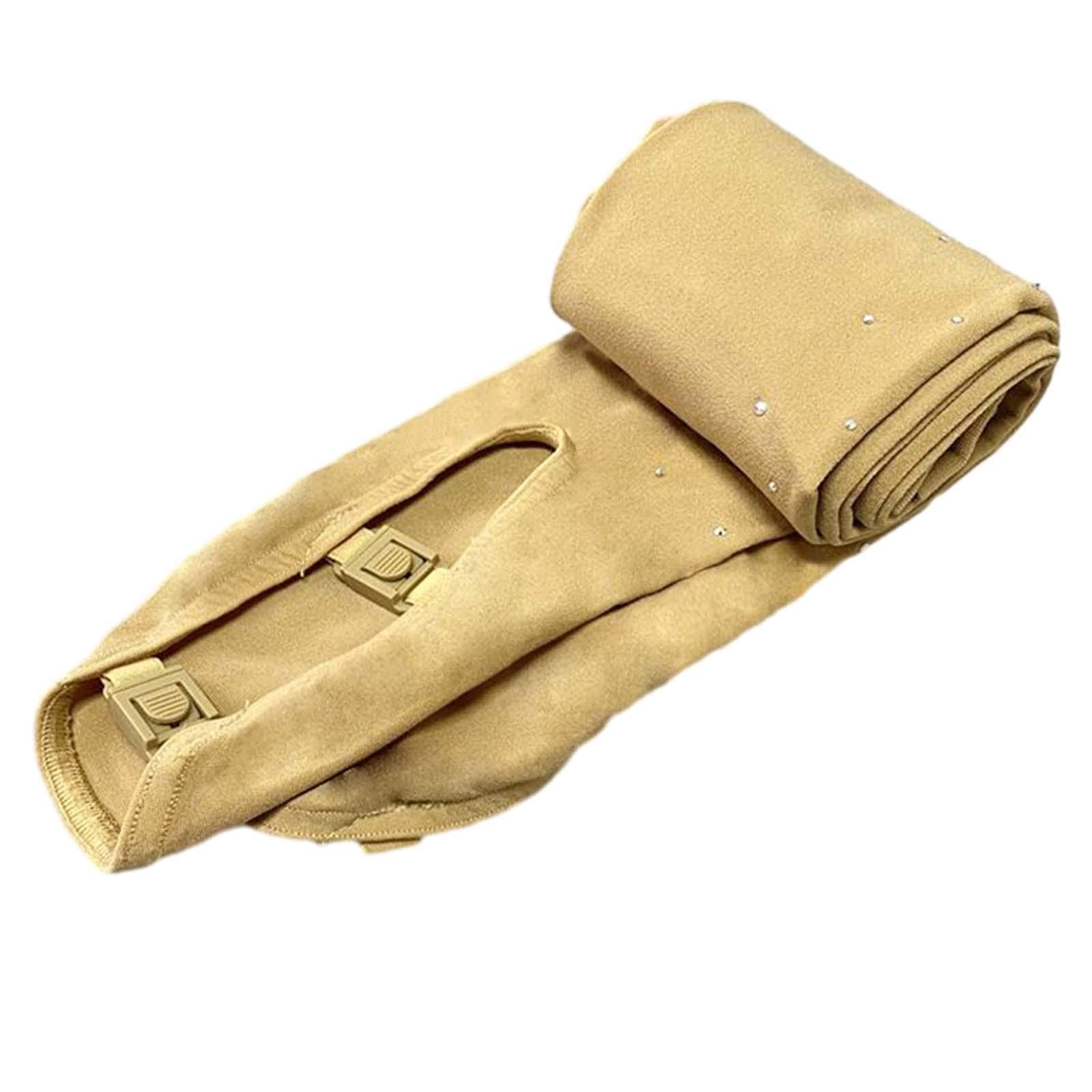 Oshhni Medias para Botas de Patinaje sobre Hielo, Pantimedias para Patinaje artístico, Pantalones, Medias térmicas, Mallas con Hebilla, Mallas para Patinar