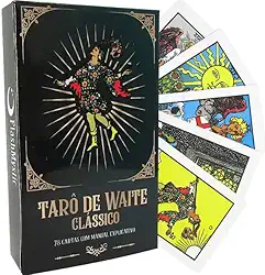 Tarô De Waite Clássico - 78 Cartas Com Manual Explicativo