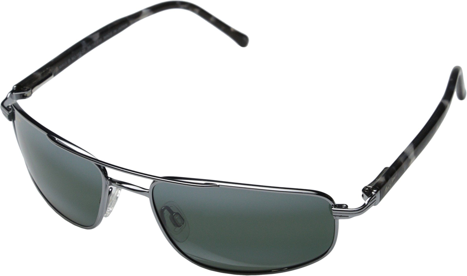 Maui Jim Men's Kahuna 162-02 Silver Aviator Sunglasses : Amazon.ca