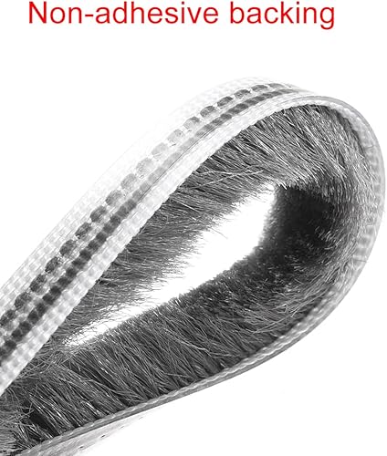 Miniatura 4 de uxcell Burlete para puerta, 16.4 ft, ranura para tarjetas, 16.4 pies, para puerta y ventana, 0.236 x 0.315 in de ancho x alto