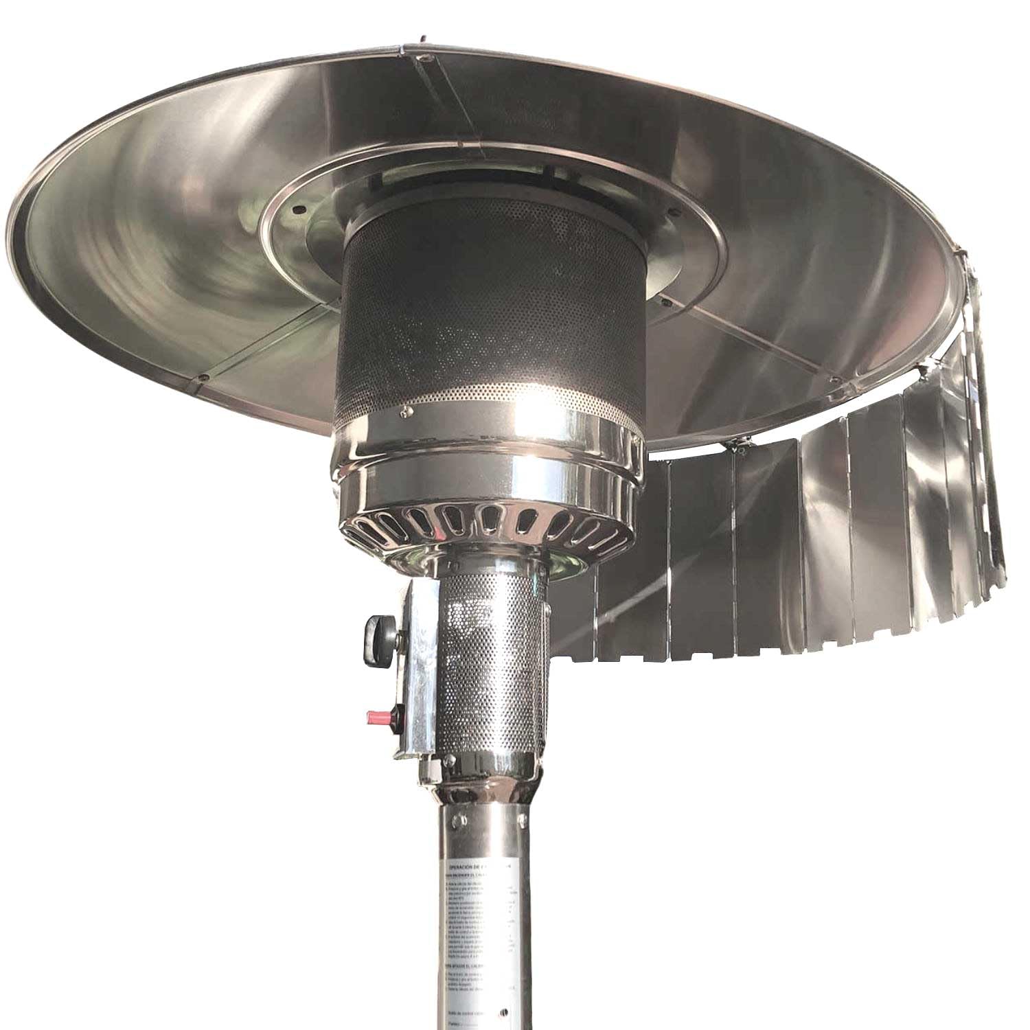 Heater Outdoor EAST OAK Patio Heater Reflector Shield, Round