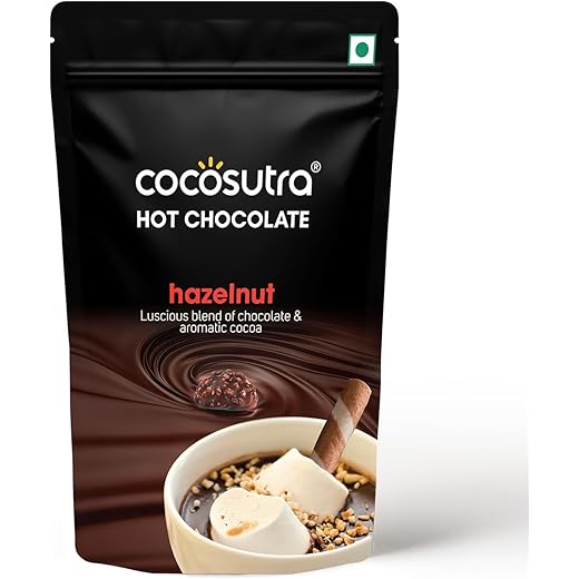 COCOSUTRA Hazelnut Hot Chocolate Mix 100 g