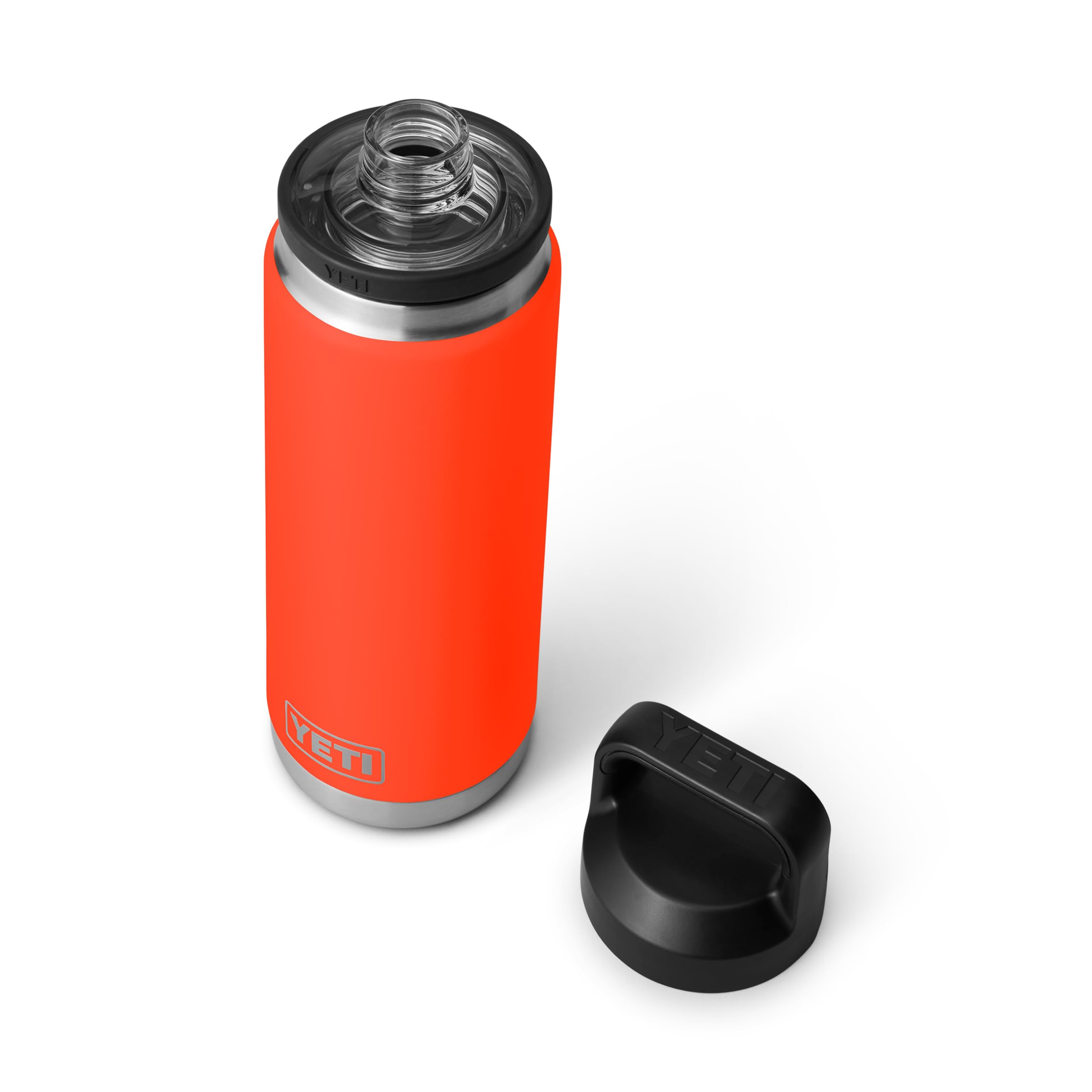 YETI Rambler 26 oz Bottle, Leakproof, Vacuum Insulated, Stainless Steel with Chug Cap, Solar Flare