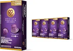 3 Corações Pack Cápsula de Café Espresso Mogiana Paulista, Compatíveis com Nespresso, contém 40 un.