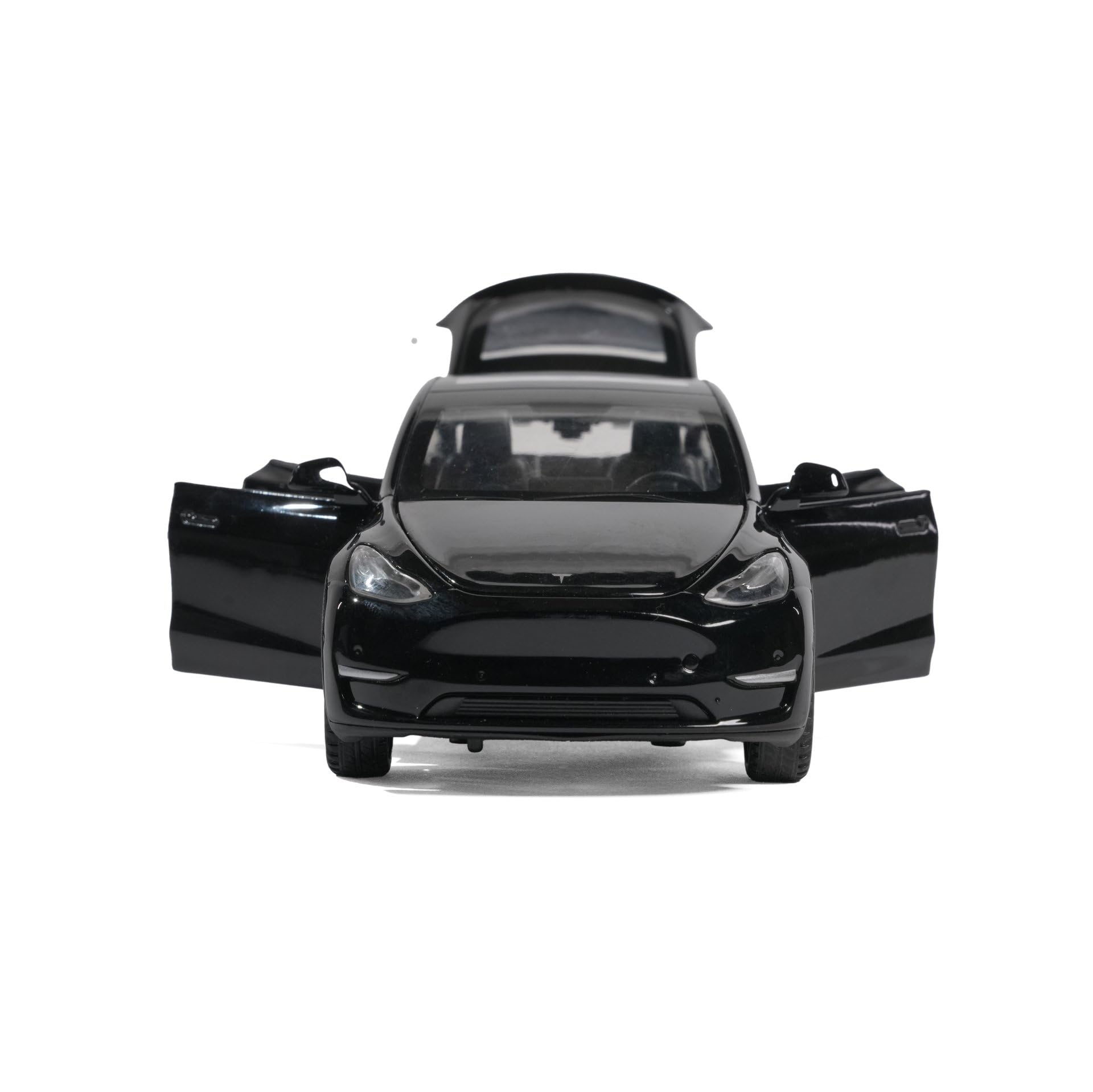 1971 Model Car 1:32 Exclusive Alloy Metal Pull Back Die-cast Car Die-cast Metal Pullback Toy car with Openable Doors & Light Music (Black 2)