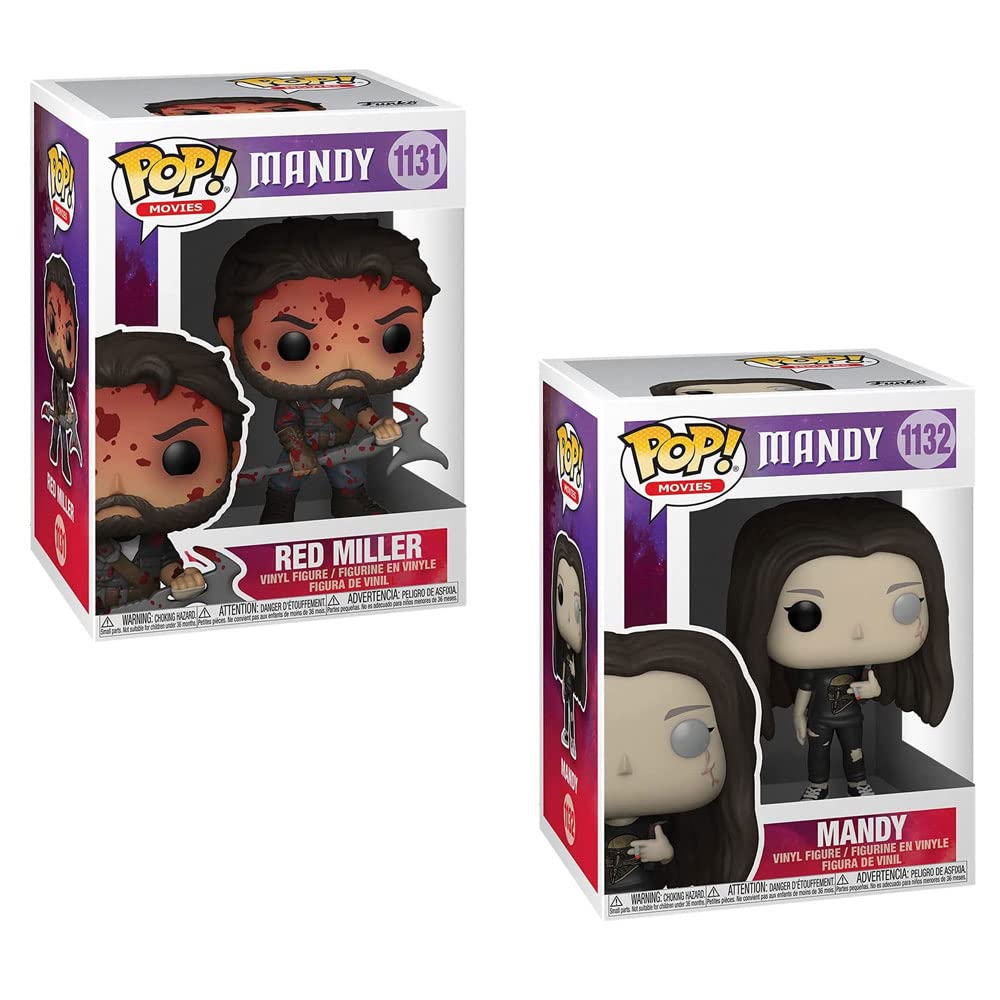 Messed with The Wrong Quiet Guy Lumber Jack Funko Pop! Bundle: Mandy 1132 + Red Miler 1131 (2-Items)