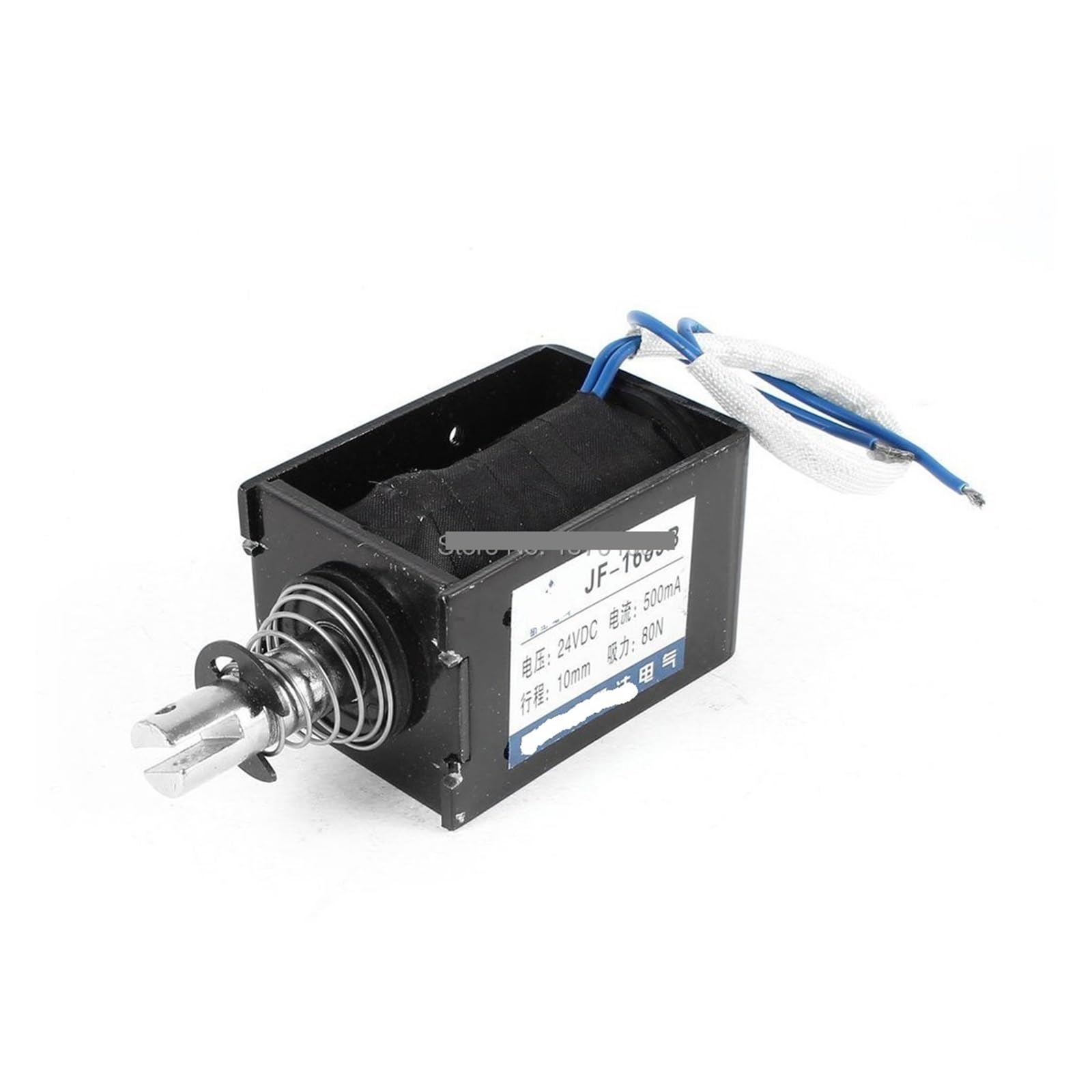 AARTERZZA JF-1683B/JF-1683 DC 24V 10A 8KG 20mm Pull Push Type Open Frame Linear Motion Solenoid Electromagnet(JF-1683)