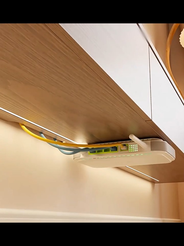 Mobile TV Galleggiante 180cm - Sospeso Con Anta, Legno Massello, Moderno Per Soggiorno - Foto 11