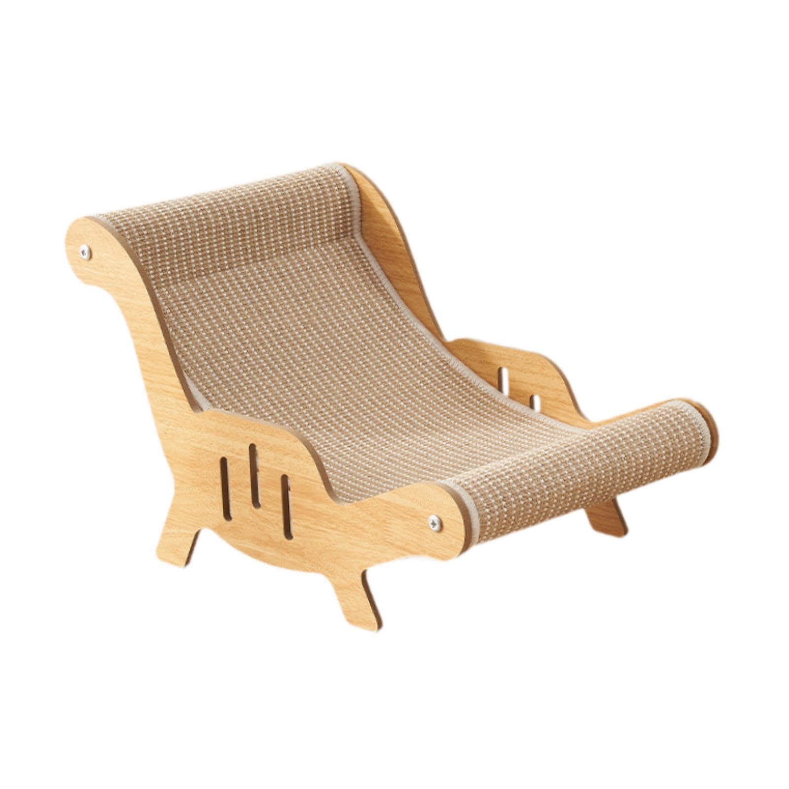 Fauteuil d'intérieur pour Chat - Un Espace Unique pour se détendre avec Un griffoir en sisal, Alliant Confort et décoration. Ce Fauteuil en sisal, Brun, 32 x 53 x 31 cm