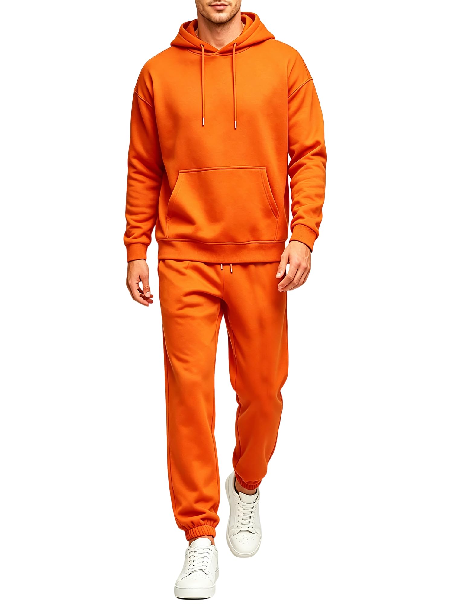 Tuveke Dresy dresowe dla mężczyzn zestaw 2 szt. bluza z kapturem joggery dresy rozmiar S do 3XL