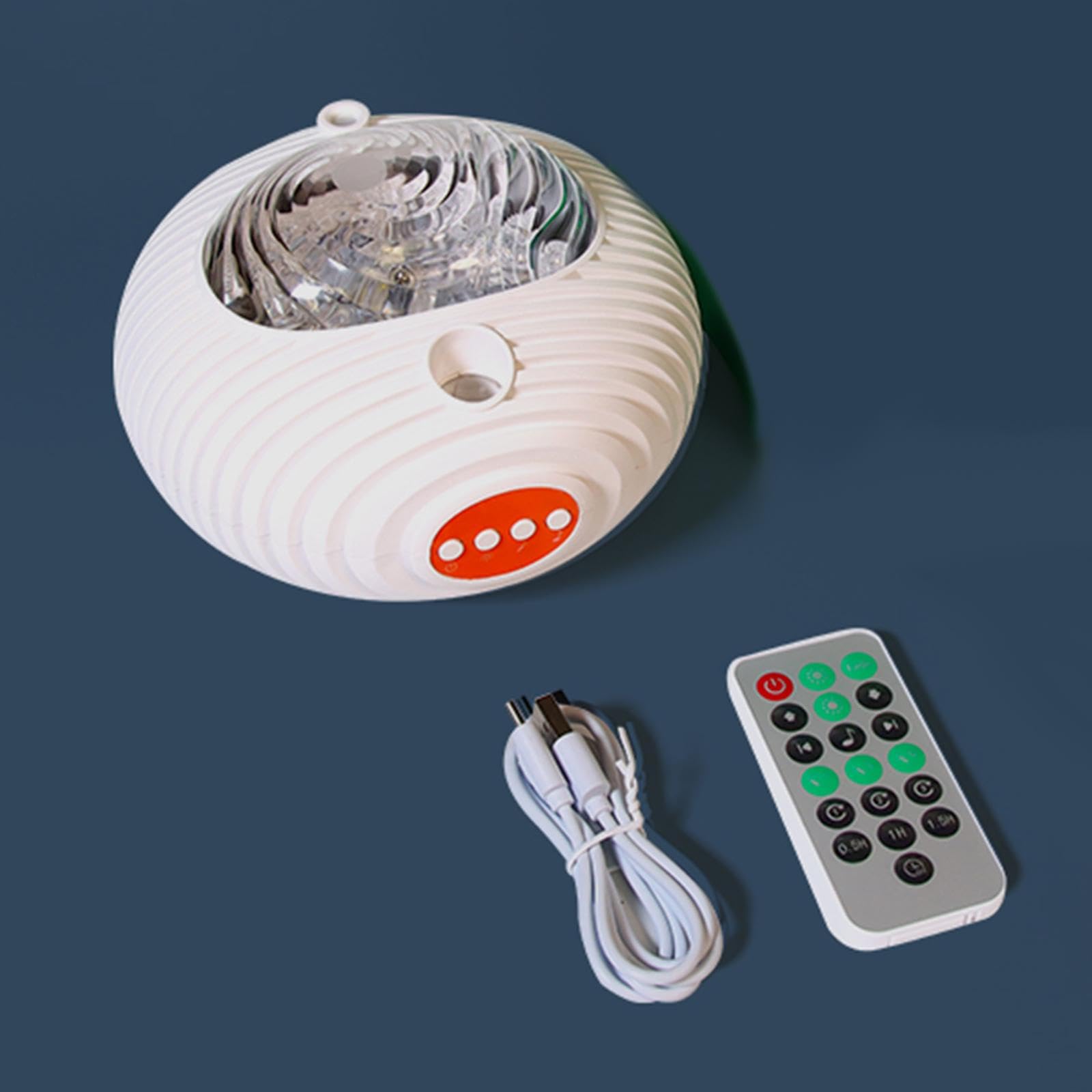 Star Proyector Lámpara Nocturna Altavoz Bluetooth para Música Integrada Efectos de Luz Ajustables por Control Remoto Temporizador Configurable, Recargable, Individual