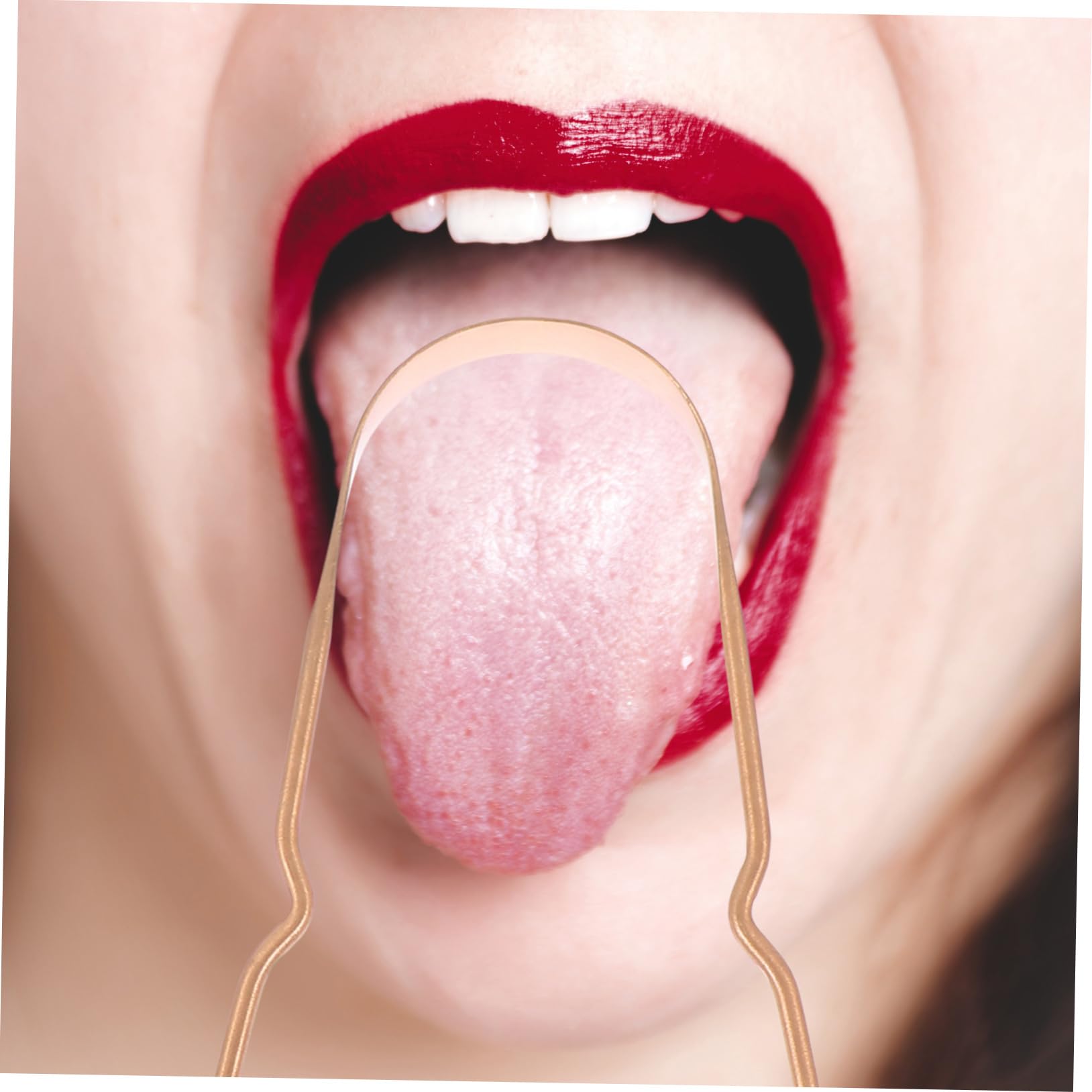 GLEAVI Utensili 15 Pz Raschietto Per Lingua in Rame Raschietto Per La Bocca Vaso Neti Rastrello Della Lingua Rosa Interdentali Per Raschietto Per Lingua in Rame Rame Metallo Vacanza