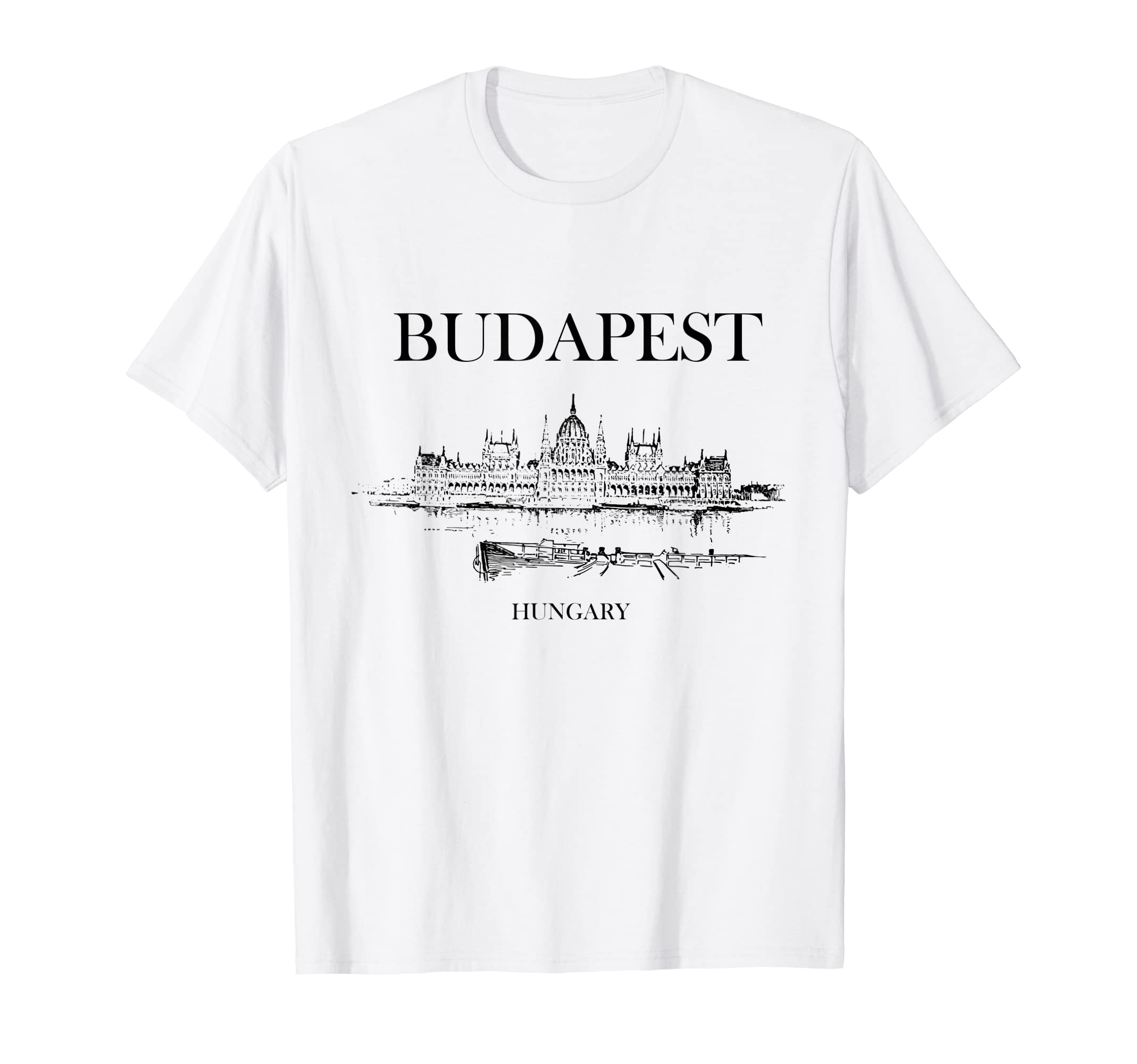 Budapest Hungary Vintage Souvenir T-ShirtOEKO-TEX STANDARD 100