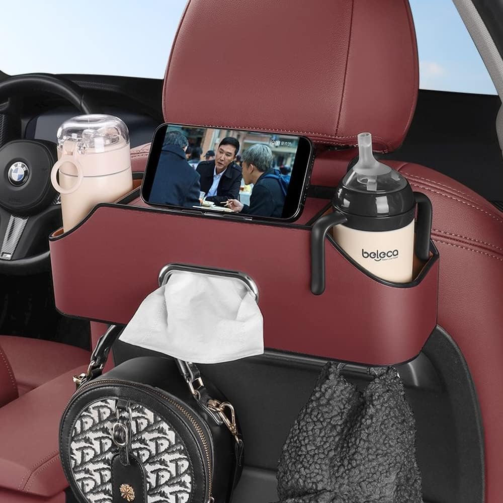 HAOTULE New car headrest rear seat multifunctional storage box, partition design
