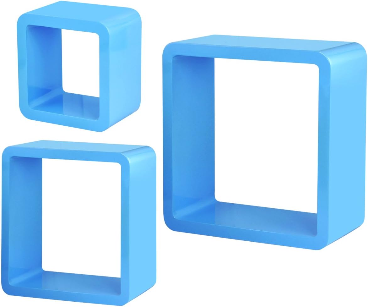 Outdoortips Hot Set of 3 Retro Square Rounded Floating Cube