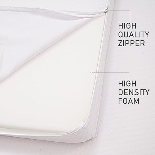 Miniatura 7 de SUNYRISY Almohada de cuña ajustable de tamaño ancho, cubrecolchón de cuña con funda lavable, elevador de cuña de colchón, elevador de colchón