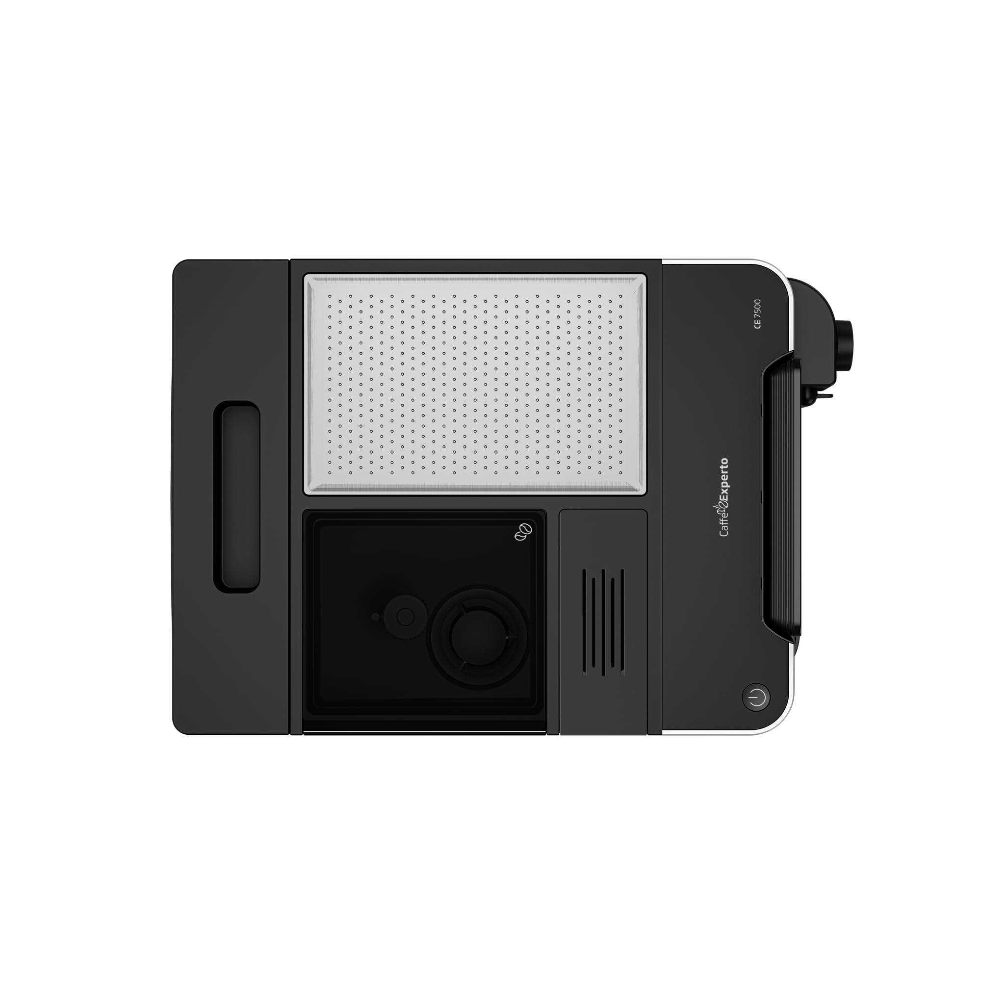 BEKO CEG7304X - Macchina Caffè Automatica Caffe in Grani con Macina Caffè e Chicchi Integrato - Macchinetta con Lattiera per Espresso e Cappuccino, Display Touch, Pressione 19 Bar 27,5x40,5xh34 - Nero