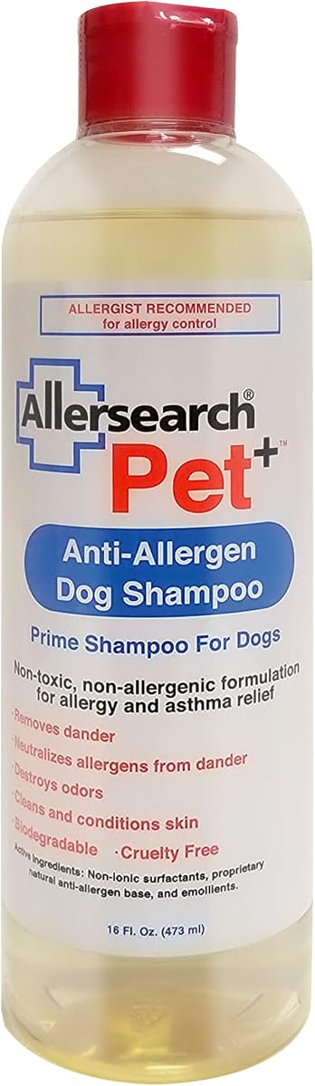 Pet+ Anti-Allergen Dog Shampoo 16 Oz