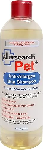 Allersearch Champú para perros Pet+ Anti-Allergen 16 Oz