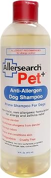 Allersearch Pet+ Anti-Allergen Dog Shampoo 16 Oz
