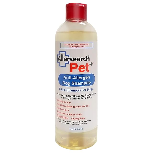 Allersearch Champú antialérgenos para perros Pet+ 473 ml