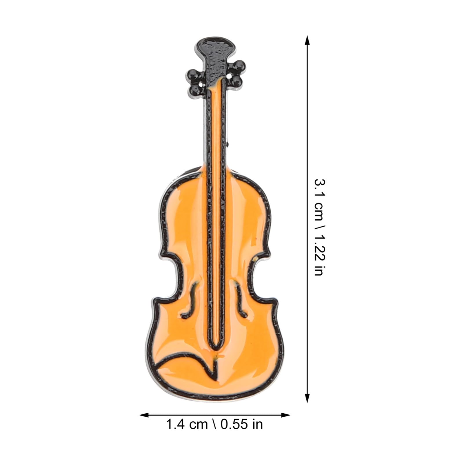 Beavorty Spilla Violino Metallo Per Abbigliamento Decorazioni Per Costume E Accessori Musicali Perfetta Per Speciali E Regali