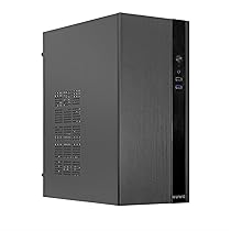 Nuwo Opal ZK150 | Case PC Compatto MicroATX | Alimentatore 400W | Ventola da 80mm | Case PC Desktop Office Mini Tower mATX | USB 3.0 | Nero