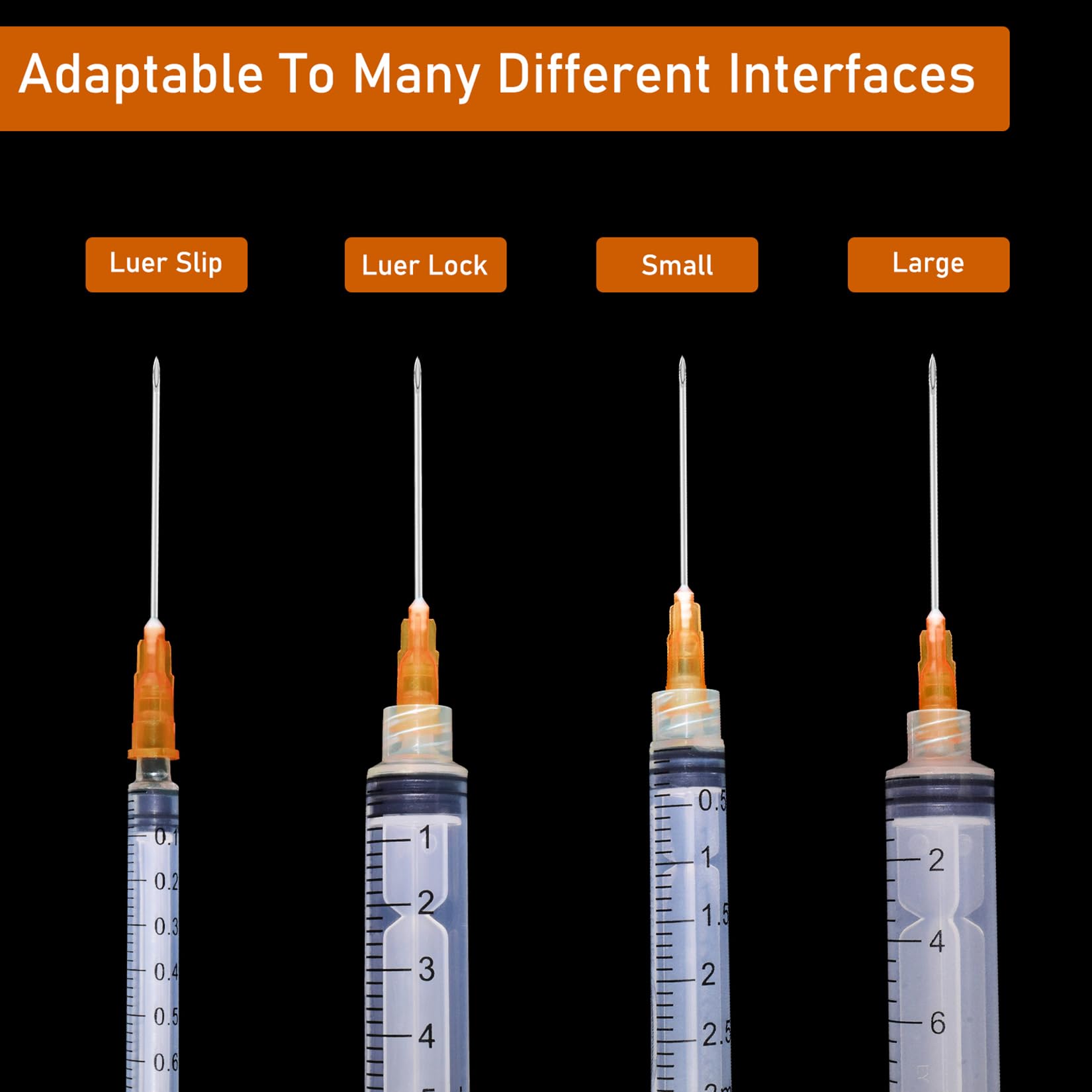 25Ga 1inch/25mm Disposable sterile Needles,Pack of 100 — Amazon image 6