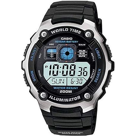 Casio Fishing Watch: AE-2000W-1AV Men's Sport Digital Watch