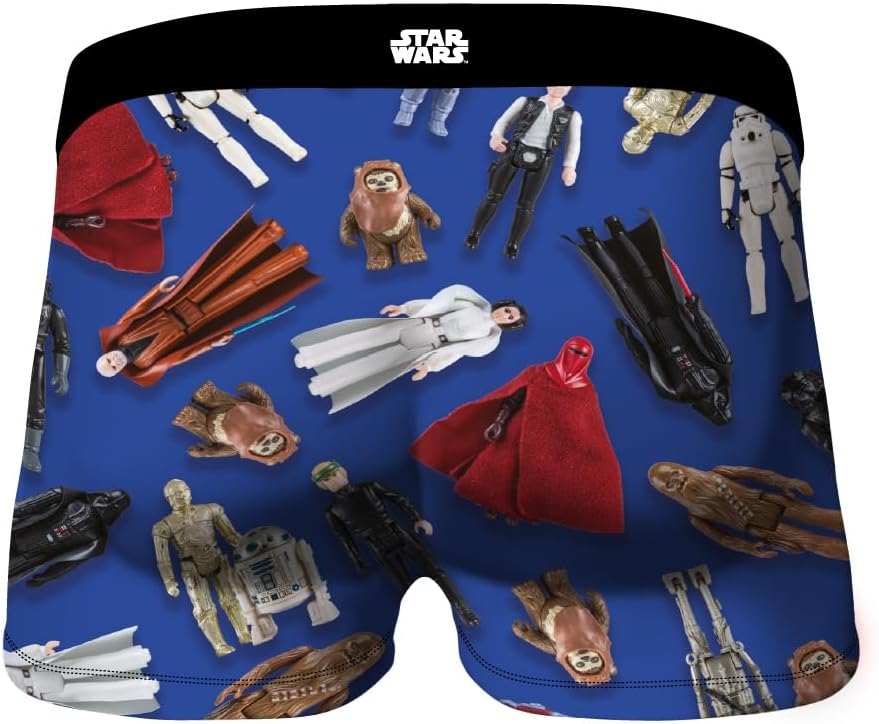 CRAZYBOXER Men's Underwear Star Wars Freedom of movement Original Boxer Brief Lightweight (2 PACK) - Image 3