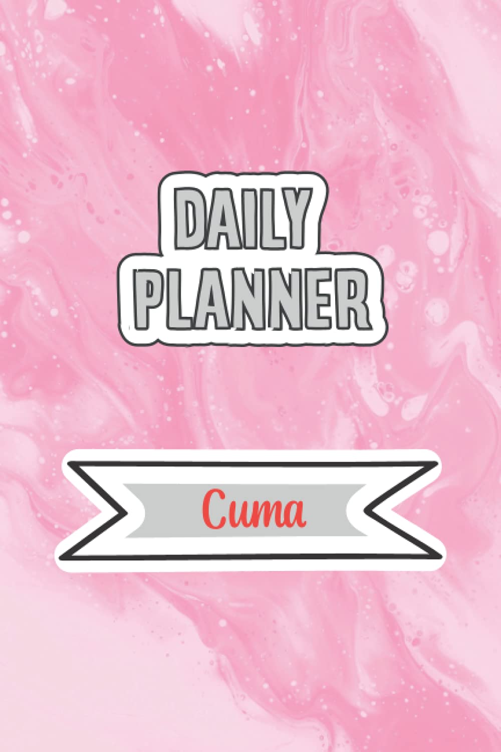 Daily Planner for Cuma | 6x9 inches | 120 pages: Daily Planner Paperback without date for planning, organize plan with specific name