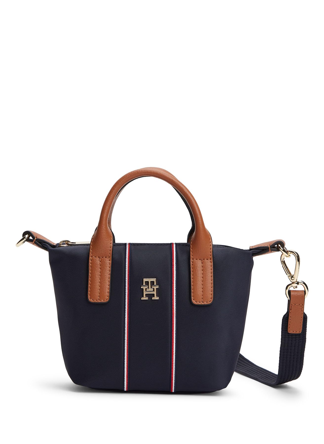 Tommy Hilfiger POPETTE MICRO TOTE C - Bolso para mujer, color azul espacial Corp, OS