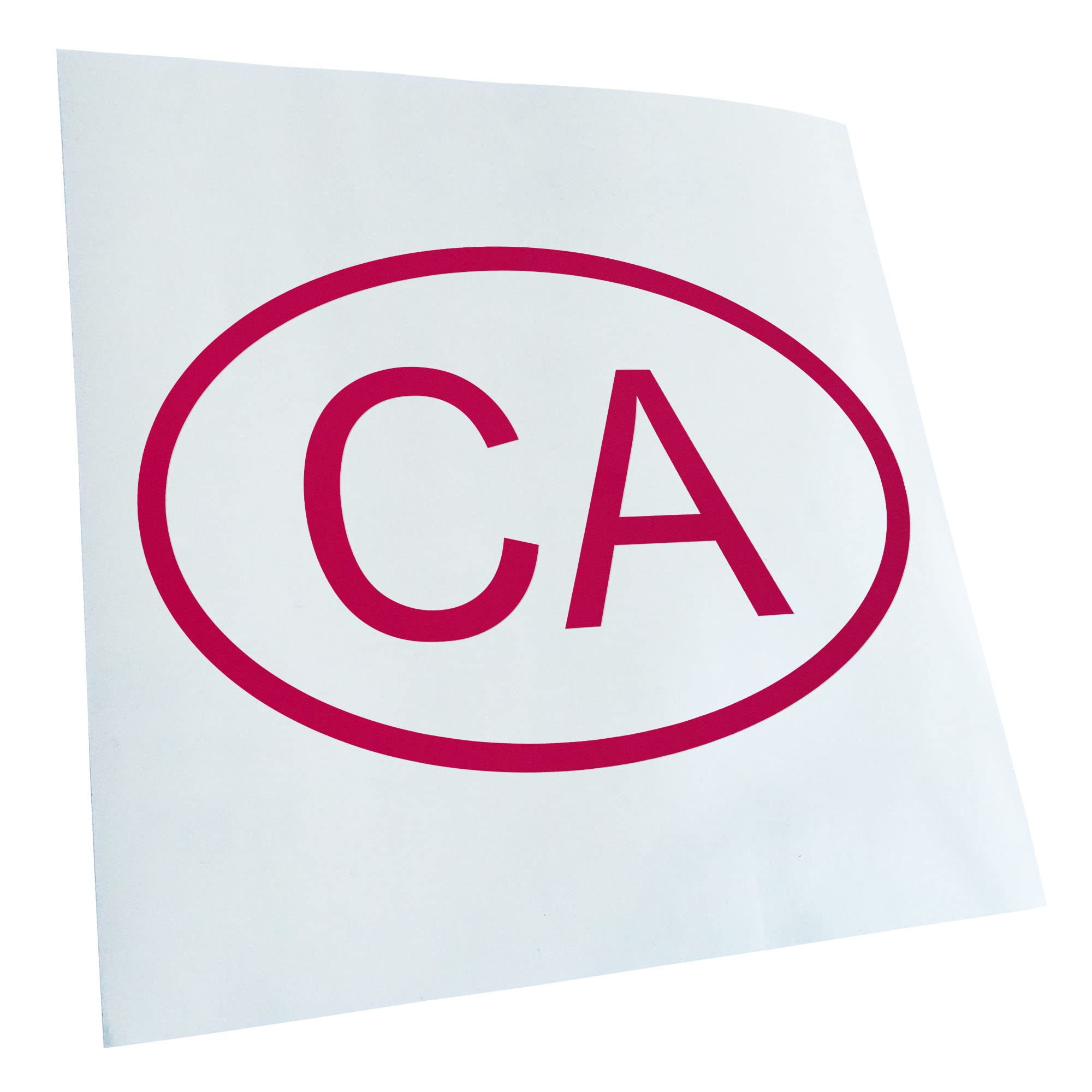 Kiwistar - Car Sticker - Pink - 50 x 33 cm Canada CA - Rear Window Car Sticker Weatherproof for Car Truck Moped Truck - Sticker Exterior Self-Adhesive Tuning Accessories for Window Vehicle Window