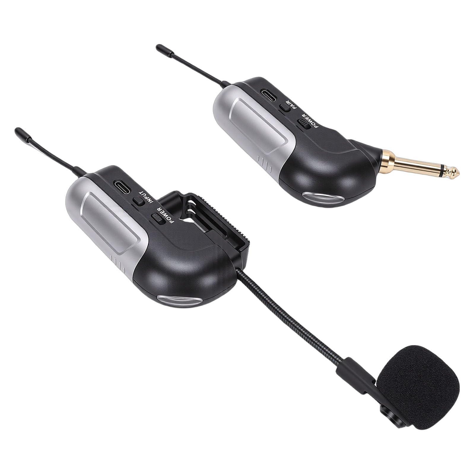 Microfono per Fisarmonica Wireless Acquisizione del Suono Accurata Batteria da 6 Ore a Lungo Raggio per Spettacoli di Gruppi Musicali Dal