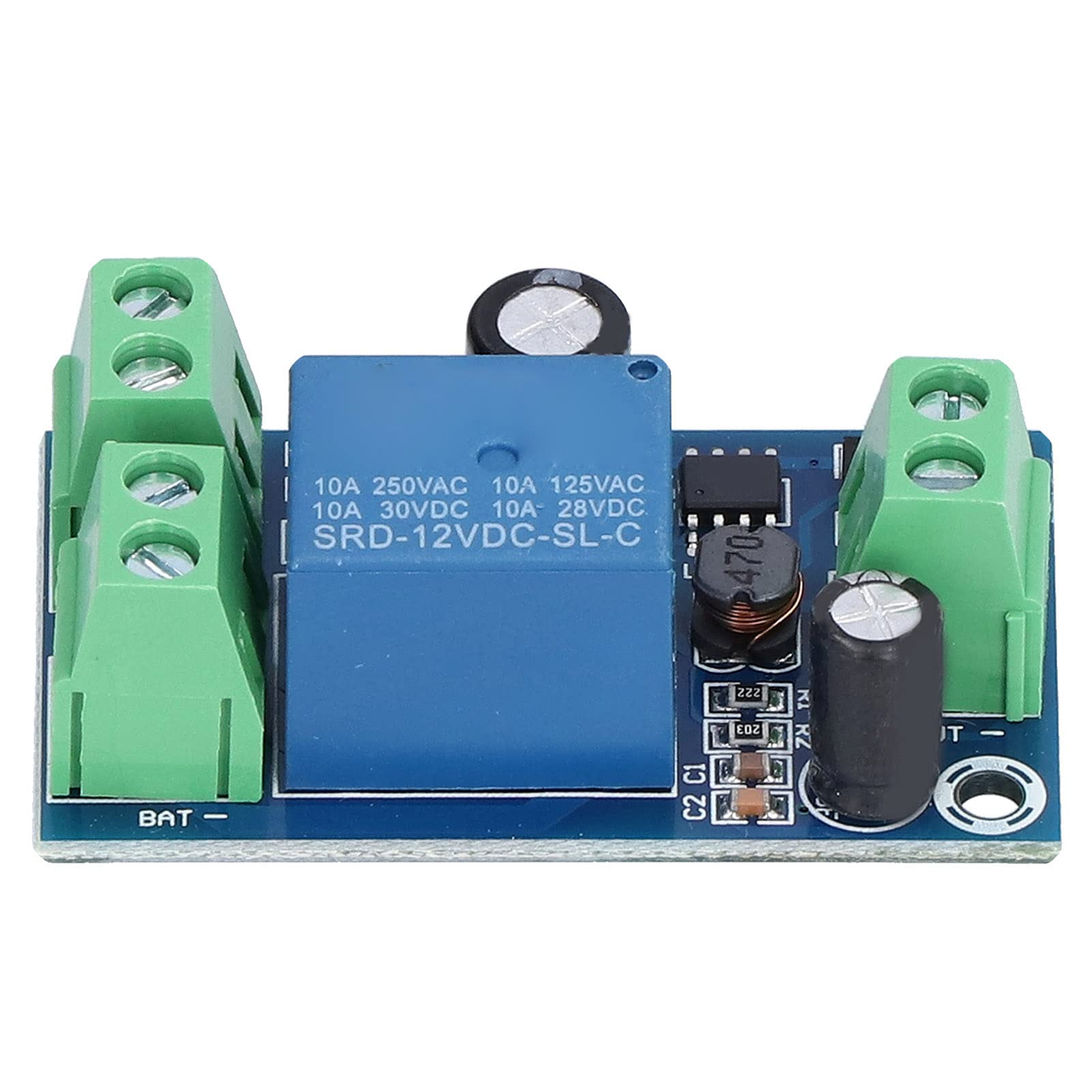 Eujgoov Charging Controller Module, DC 12V-48V Emergency Switch Power‑OFF Module YX-X804 Battery Charging Control Board