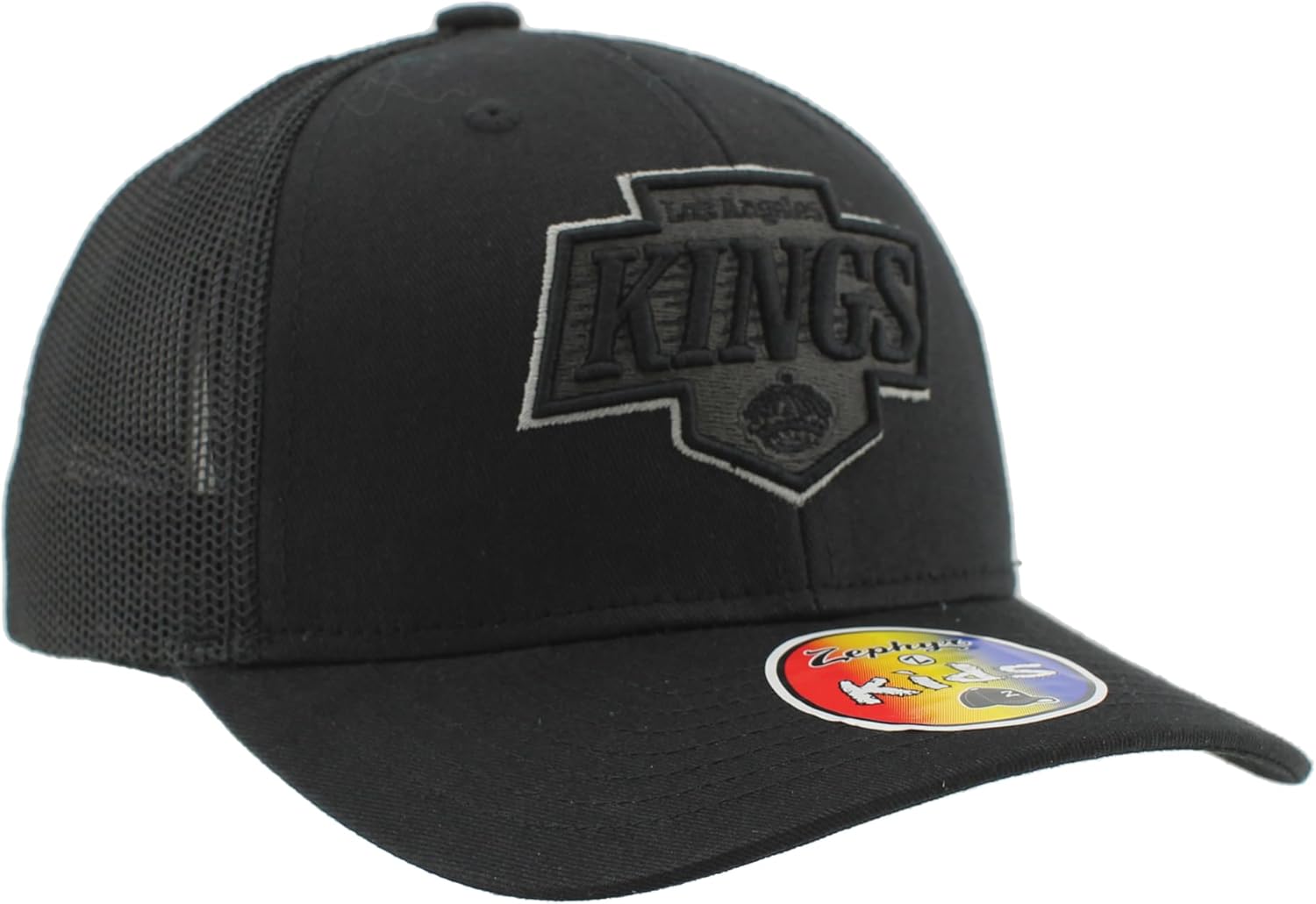 ZHATS NHL Unisex Kids NHL Officially Licensed Youth Adjustable Snapback Hat Dakota Black Element - Image 5