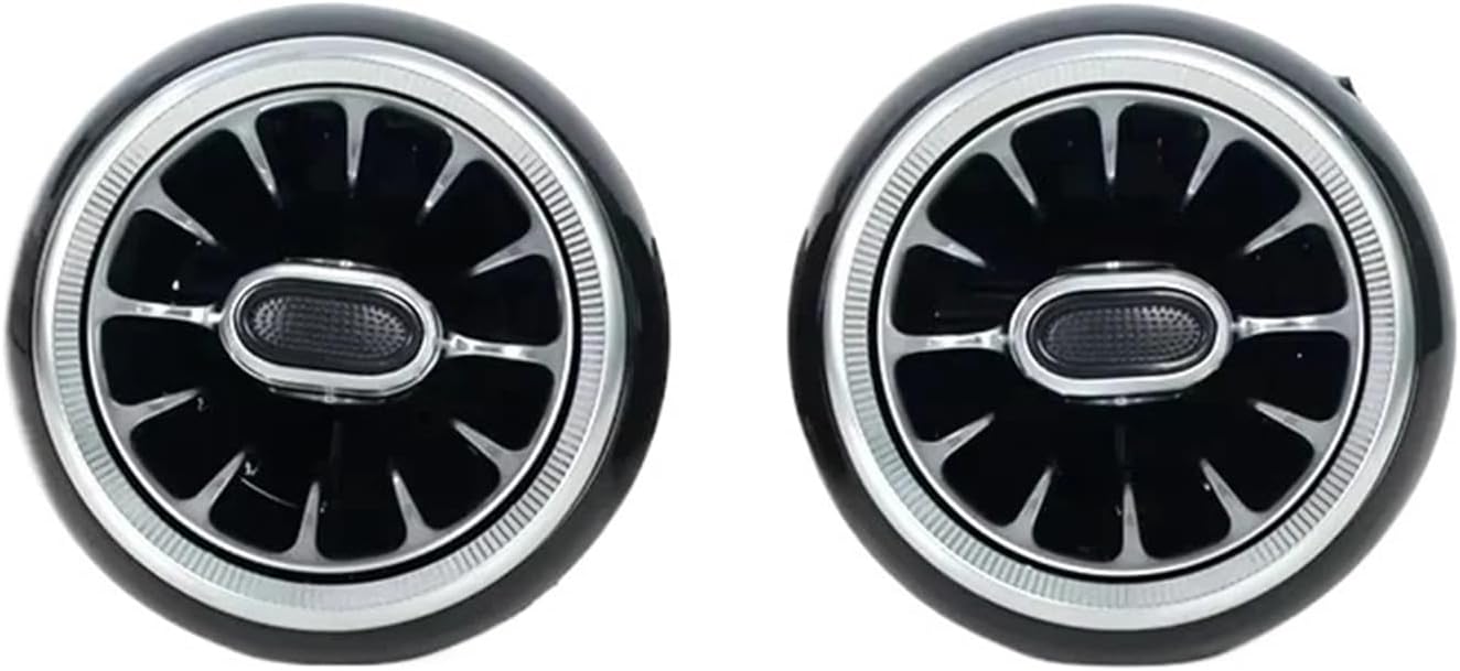 LEDフロントダッシュボードACエアコンベントアウトレットターボインテリアトリム、フォードフィエスタ2009、2010、2011、2