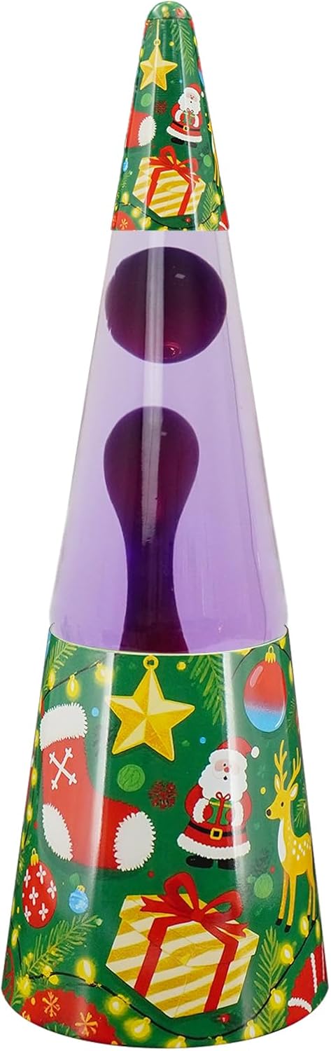 16inch Purple Liquid Motion Lamp, Flowing Relaxation Dynamic Lighting, Home Decor Serenity Entertainment Lamp, Meditation Night Light Home Decor, Gift for Adults and Children, Christmas Base.jzt