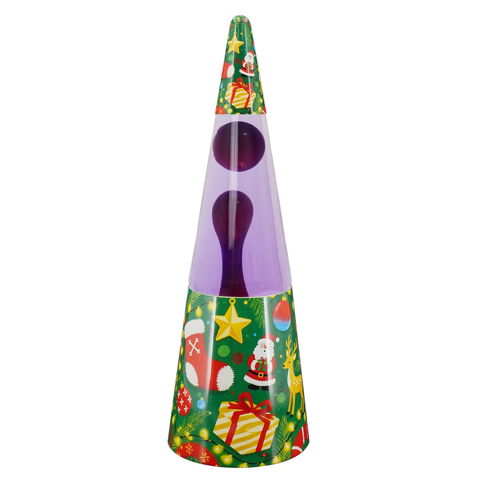 Lampe à mouvement liquide violet de 40,6 cm, éclairage dynamique de relaxation fluide, lampe de divertissement de sérénité, veilleuse de méditation, décoration d'intérieur, cadeau pour adultes et