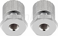 Vista 7 de Benlari Tuercas cromadas de asiento individual tuercas de montaje de asiento 1/4 "-20 roscas compatibles para Harley Davidson Touring Softail Street
