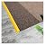 PVC Flexible Carpet Edge Strip, Rubber Floor Transition Strips-self Adhesive for Trim Strip with a Carpet Edging Height Less Than 6 mm/0.2in (Yellow Length 2m/78.7in)